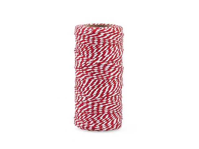 rotolo cot.bicolor 2mm 100m rosso71964m
