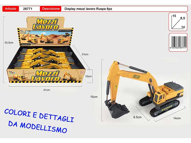 scavatore in display 6pz 26771