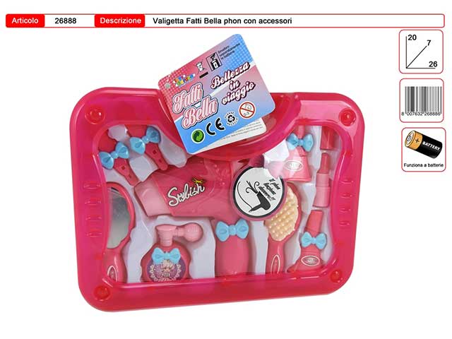 Stylist valigetta phon c/accessori 26888