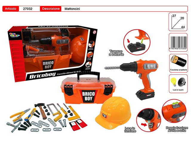 Set cassetta attrezzi lavoro 27032