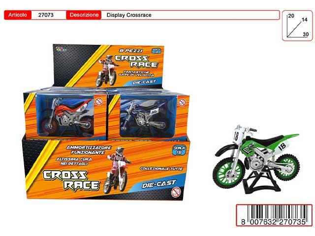 Diecast moto corsa 27073