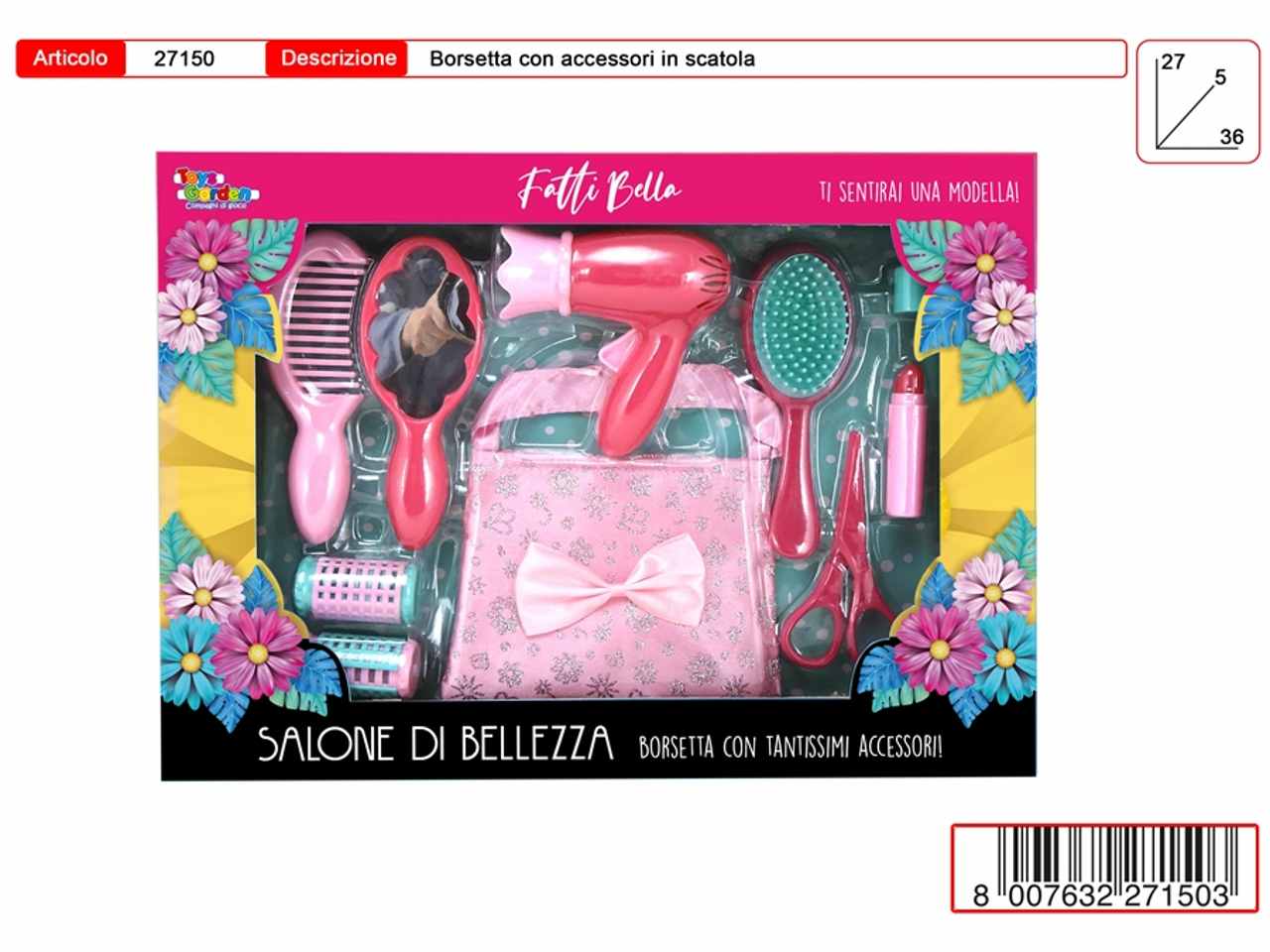 beauty set con borsetta 27150