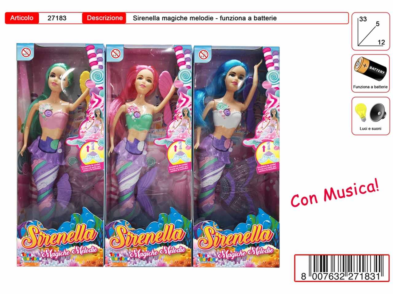 sirenella musicale 27183