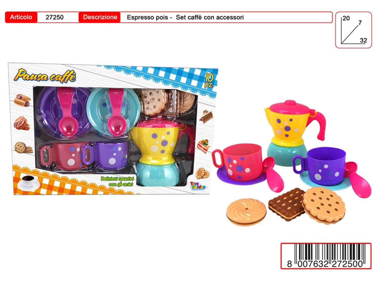 Set espresso pois 27250