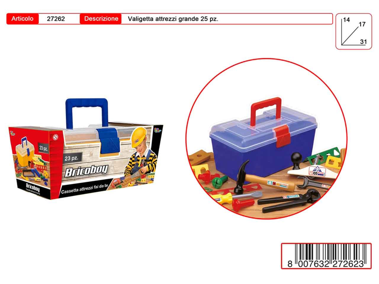 Brico boy casetta grande 27262