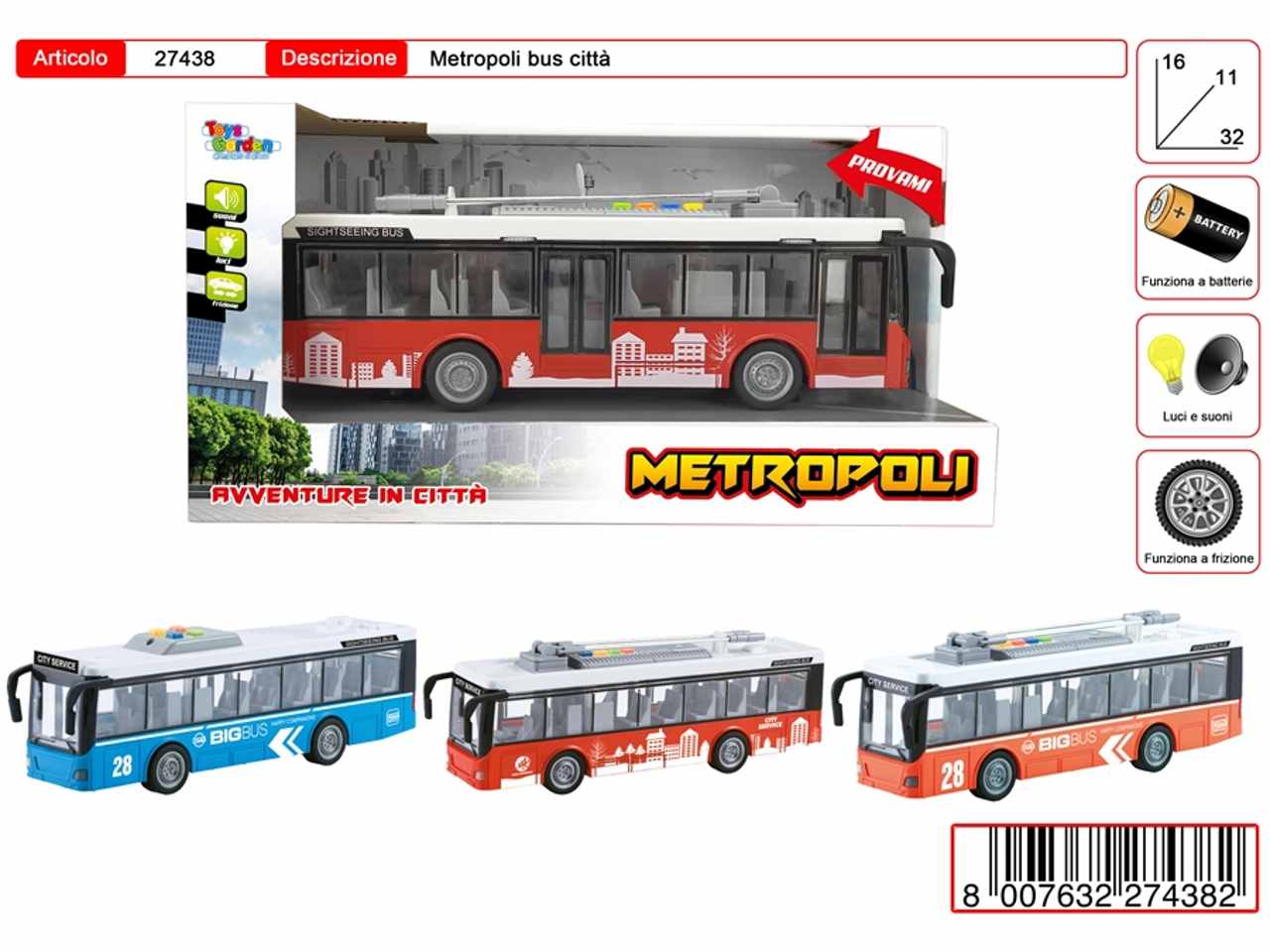 Metropoli bus citta' 27438