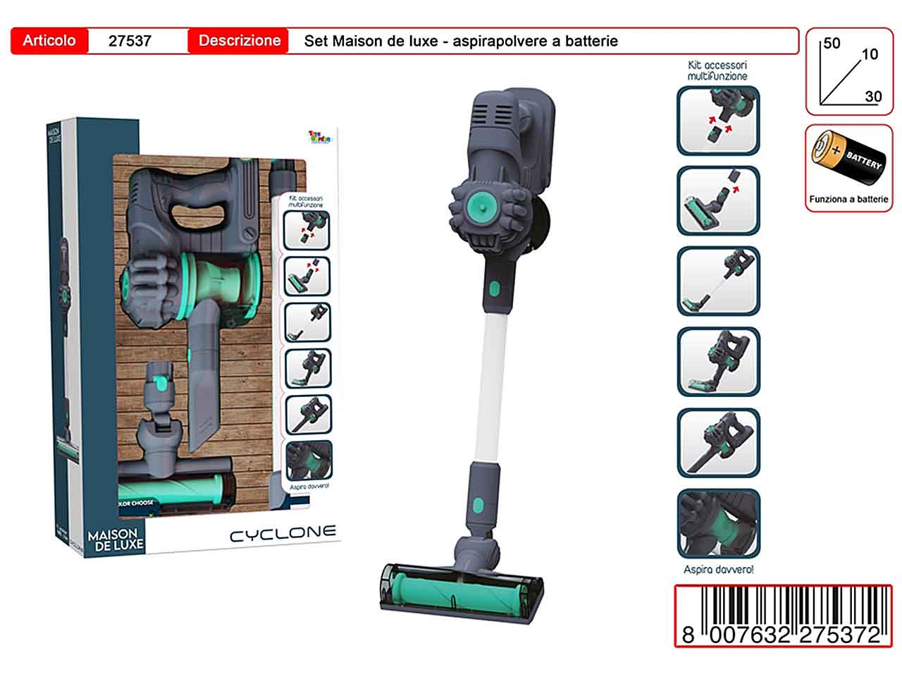 maison de luxe aspirapolvere cyclone 27537