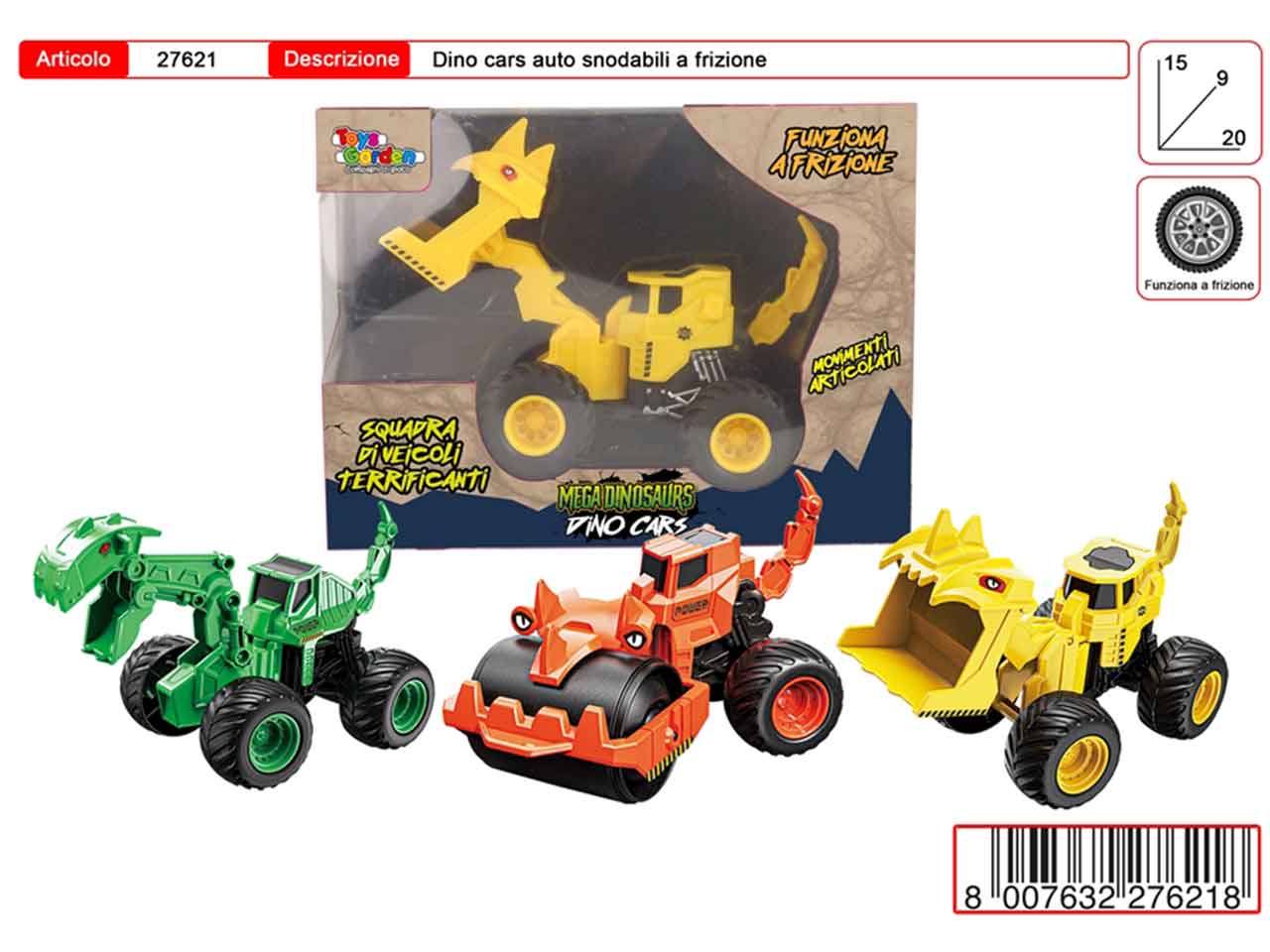 Dino cars a frizione 27621