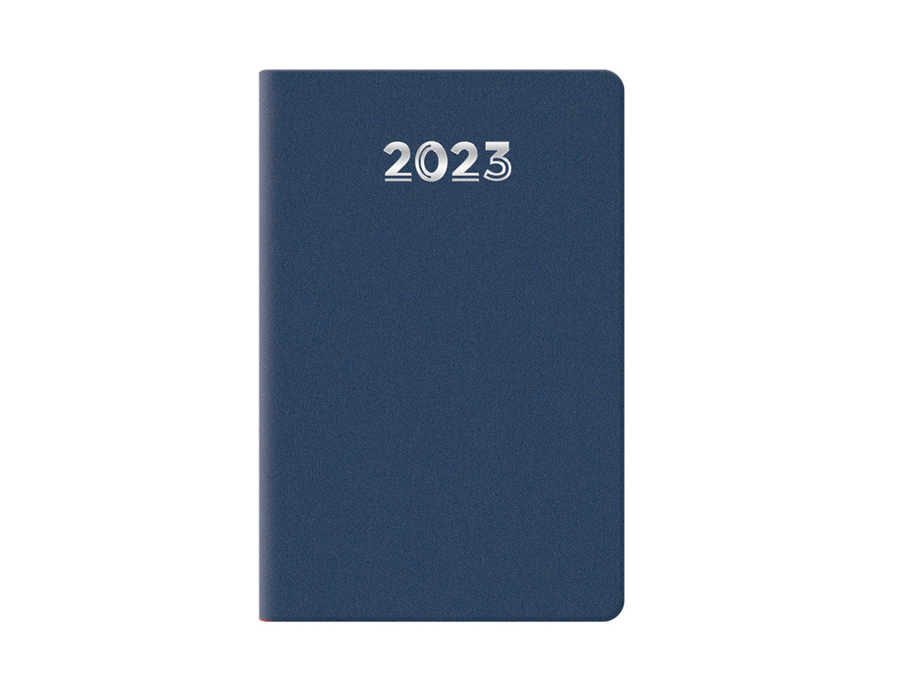 Agenda bigiornaliera gommato 6,5x10cm blu