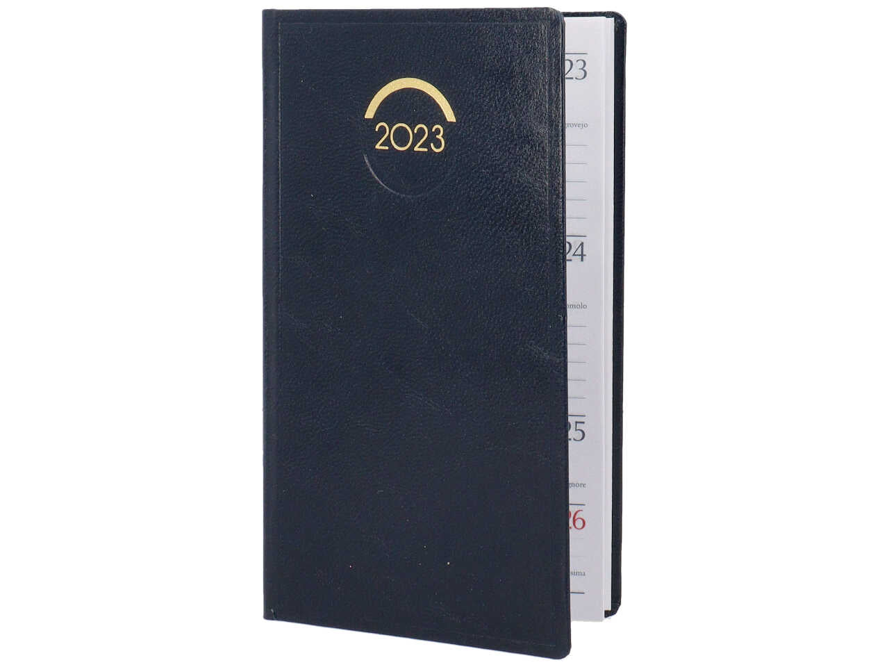 Agenda settimanale madrid 8x14cm blu