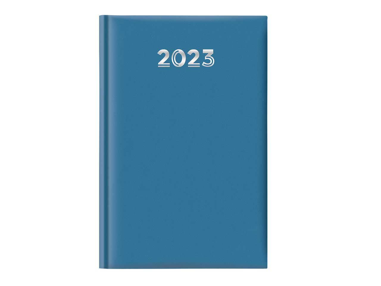 agenda 2023 giornaliera azzurra 11x16,5cm