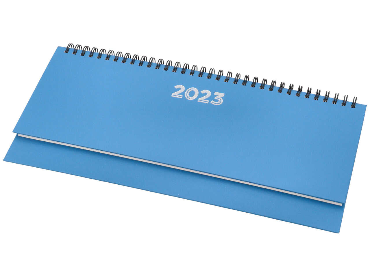 Planning settimanale gommato 29,8x10,5 azzurro