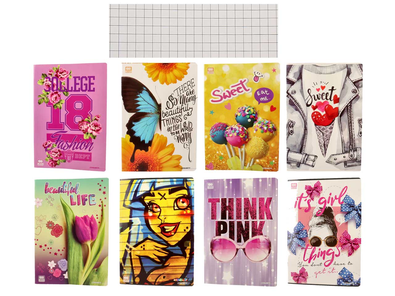 Quaderno maxi 100gr girl rigo 5mm ff18+1