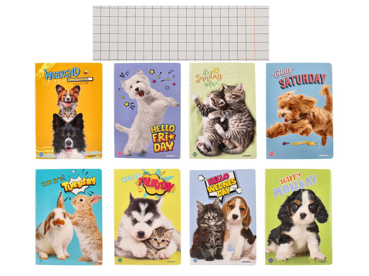 Quaderno maxi cuccioli 100gr f18+1 q
