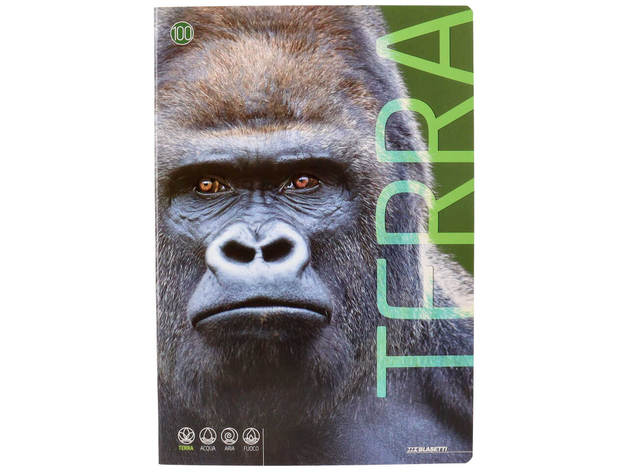 Quaderno maxi animali 100gr f18+1 b