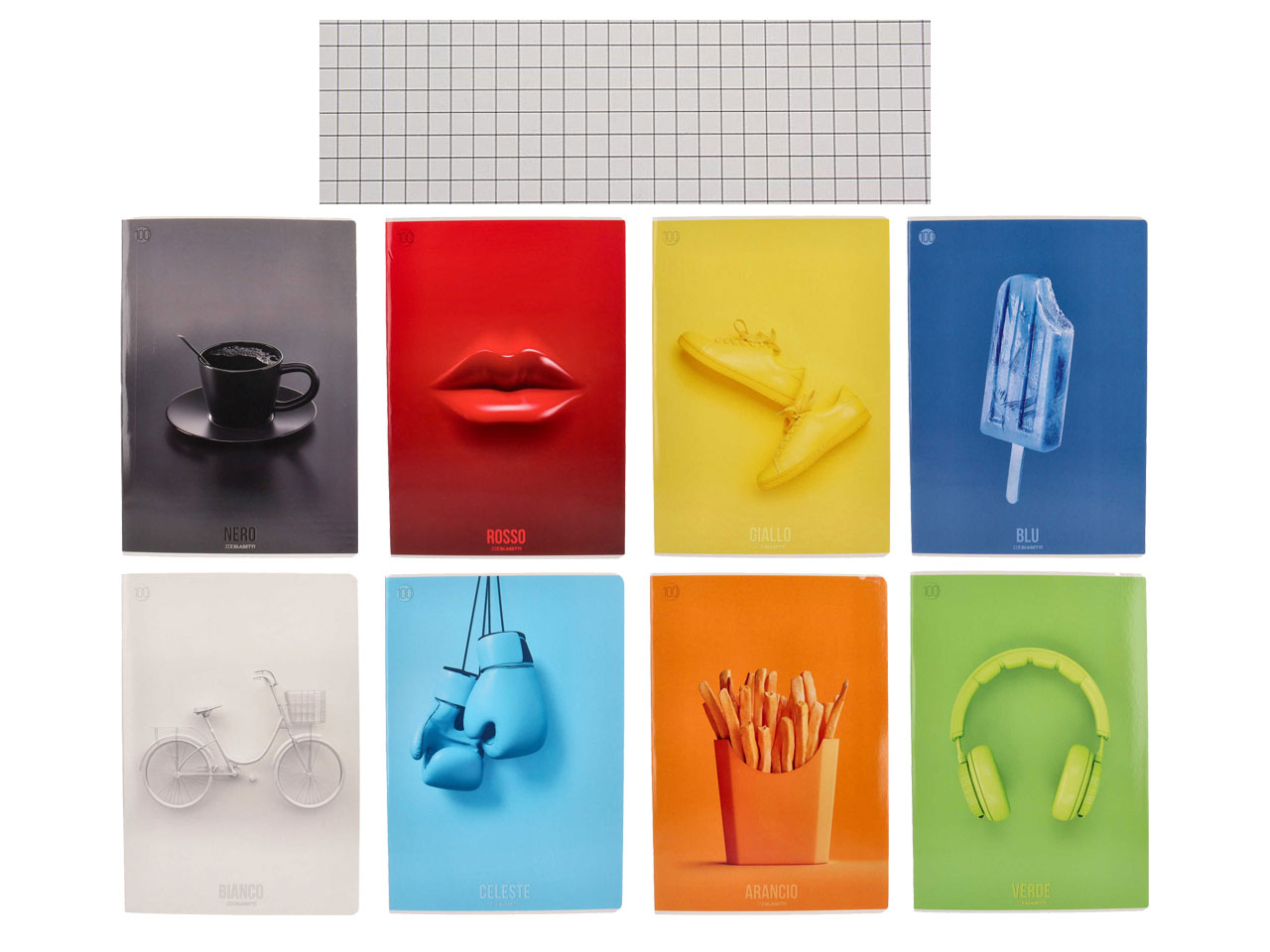 Quaderno maxi colori 100gr f18+1 4m