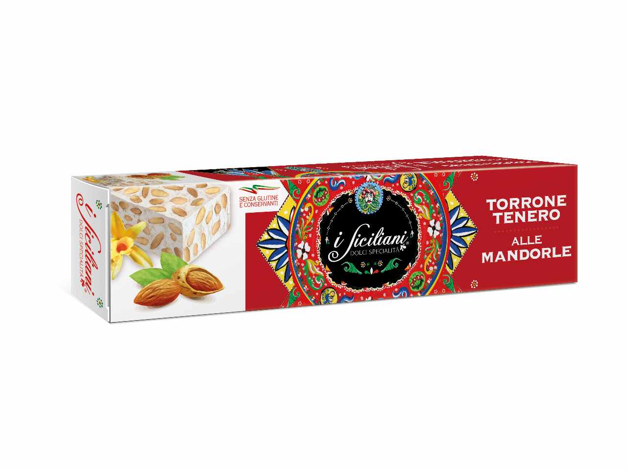 Torrone morbido alle mandorle i siciliani non ricoperto 85gr