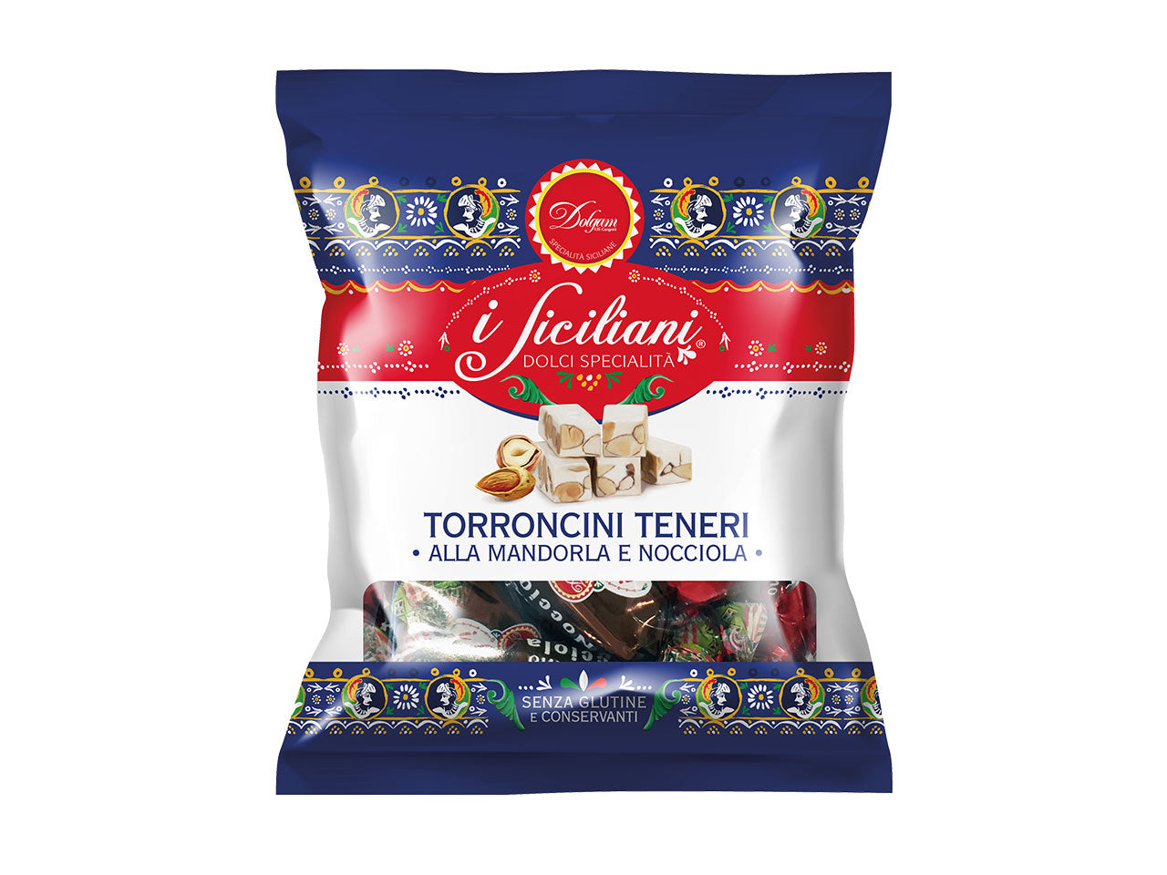 Busta torroncini mandorle e nocciole 150gr