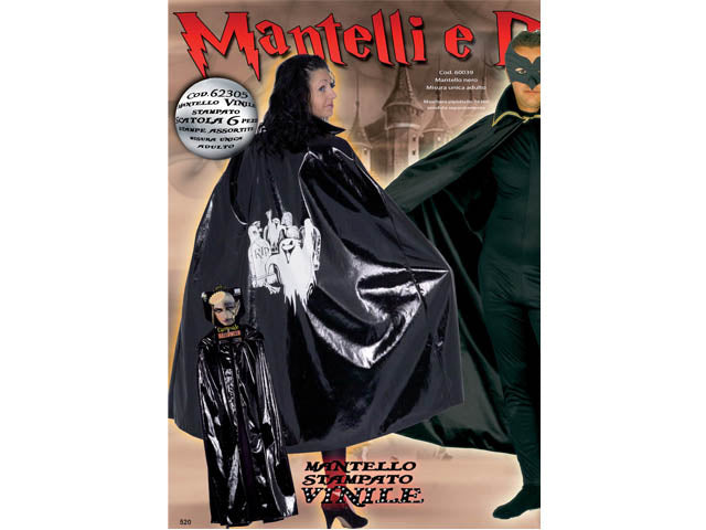 Maschera domino pipistrello 74360