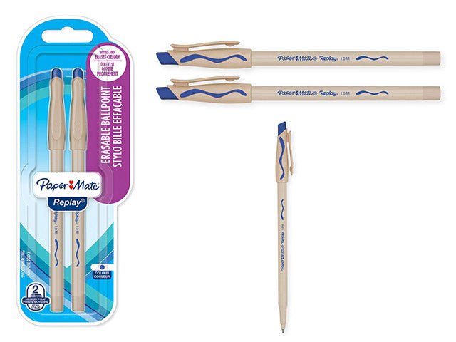 Penna replay blu 2 pezzi