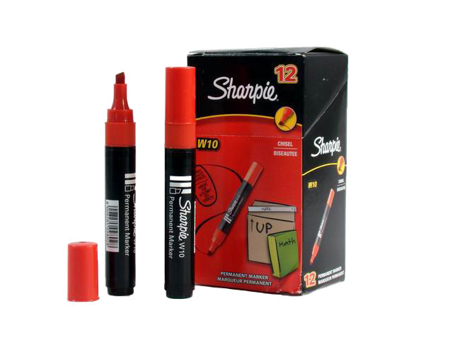 Marcatore rosso tratto 1.2-5mm 12 pezzi