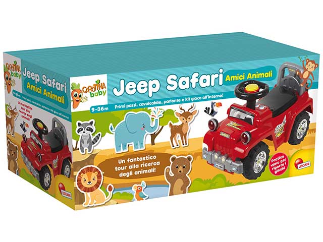carotina baby cavalcabile safari 76574