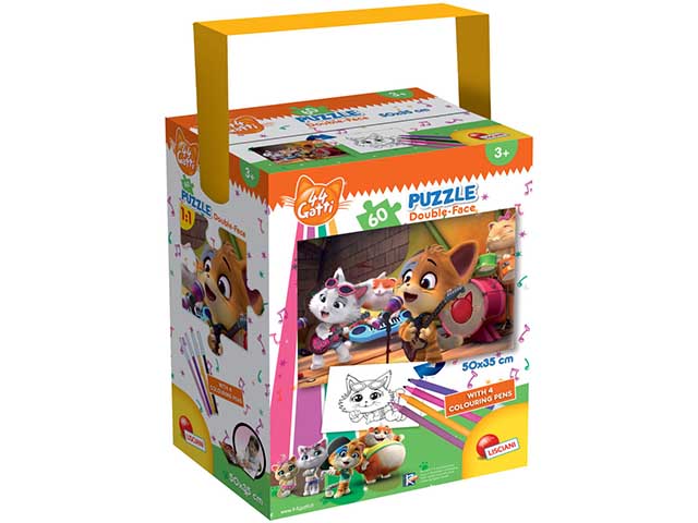 Puzzle 60 pezzi 44 gatti 76598