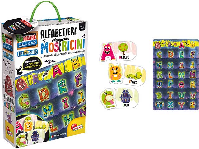 life skills alfabetiere mostricini  801
