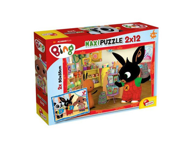puzzle maxi 2x12pz bing 81233