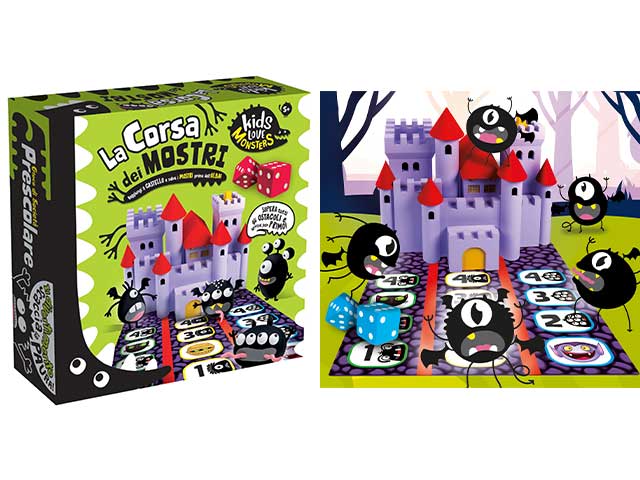 Kids l.monsters la corsa dei mostri 827 $