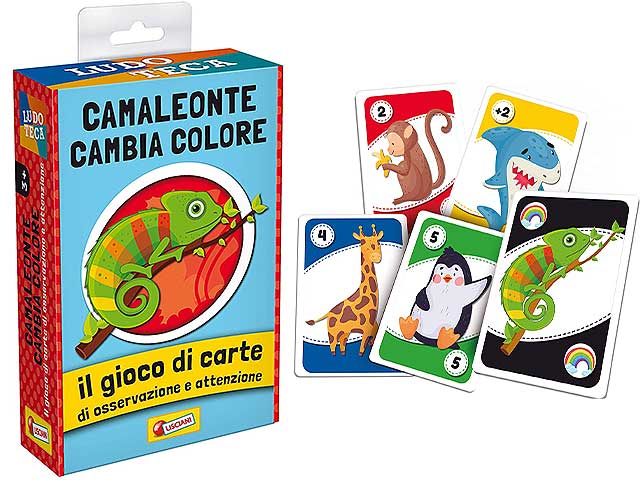 Ludoteca carte camaleonte cambia colore 85767