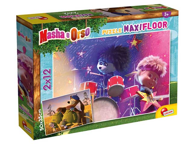 Puzzle maxi 2x12pz masha 86115
