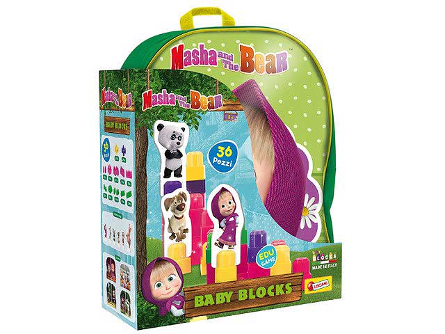 Masha e orso zainetto baby blocks 88751