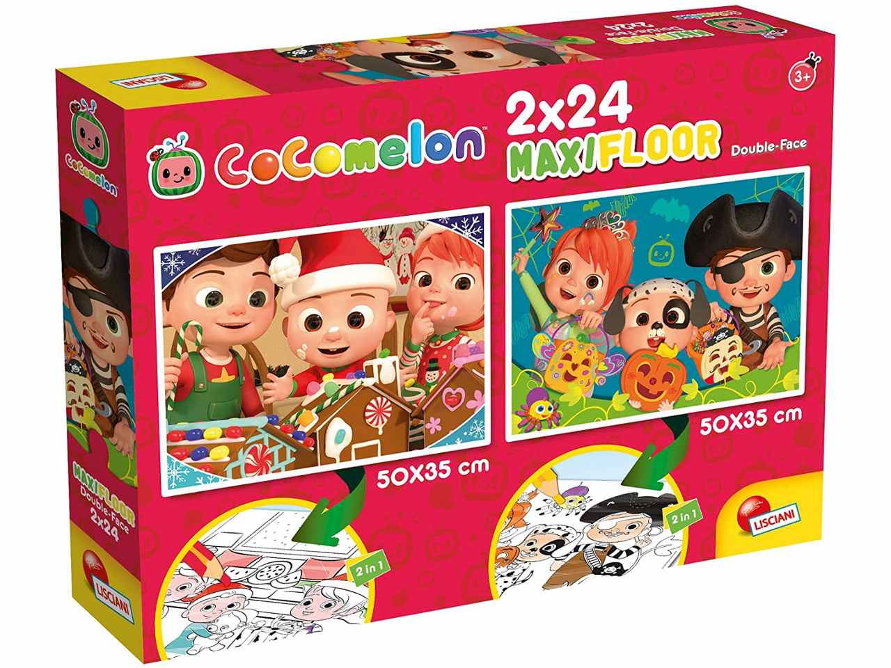 Puzzle maxi 2x24pz cocomelon 91072