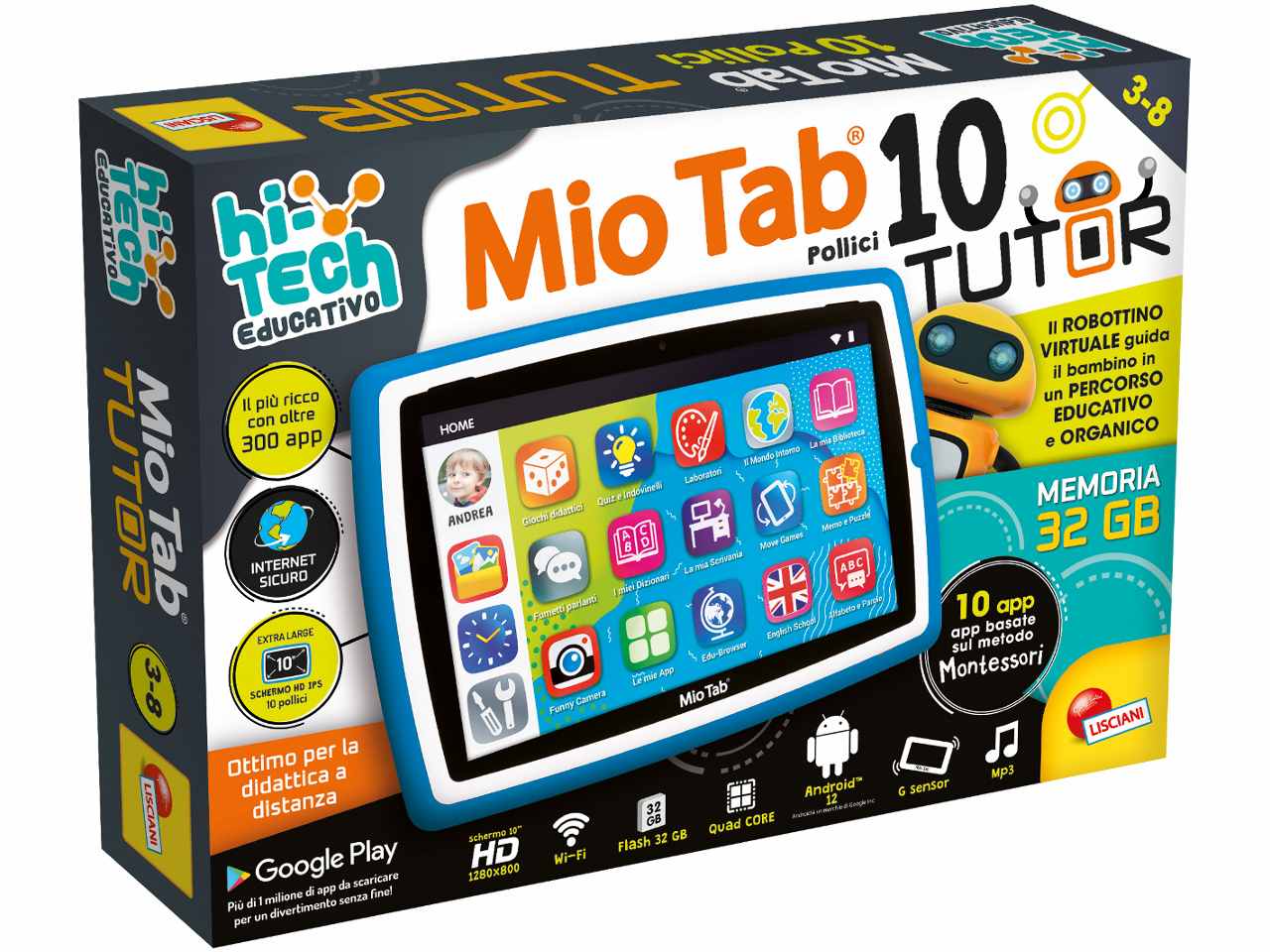 mio tab 10 pollici tutor xl 2022