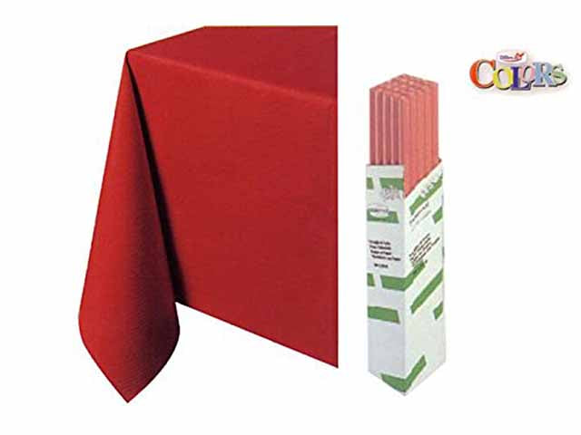 tovaglia rot.1.20x7mt rossa 09003