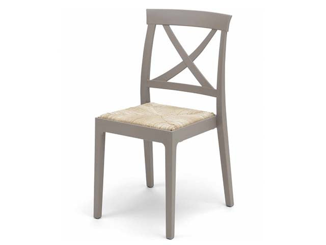 sedia artemide tortora con seduta beige