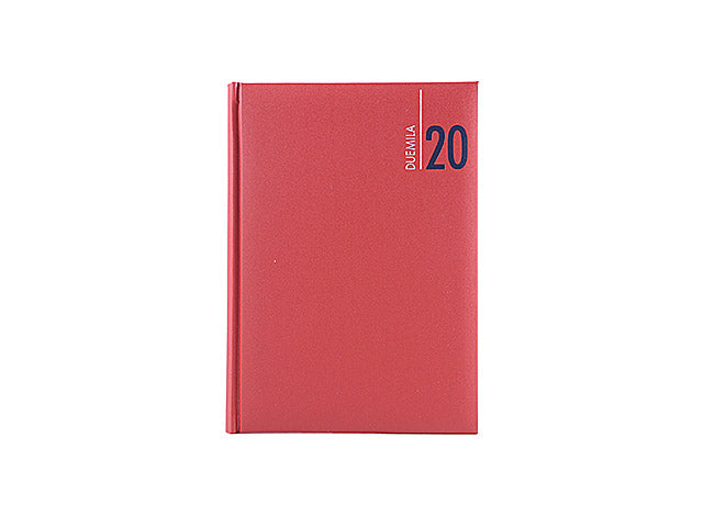 Agenda giornaliera 17x24rossa