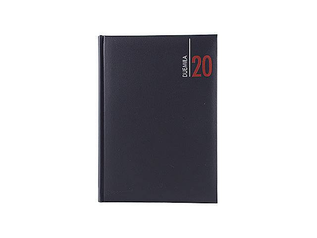 Agenda giornaliera 17x24 nera