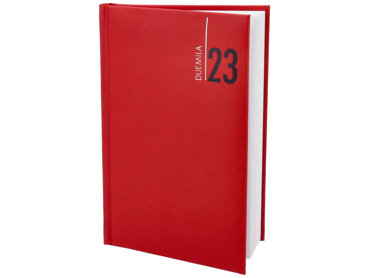 Agenda giornaliera 11x16,5 rossa