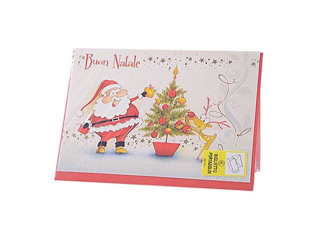 Biglietto p.soldi babbo natale 04442302
