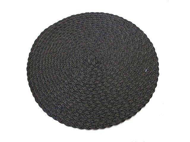 Tovaglietta tonda nera 54863