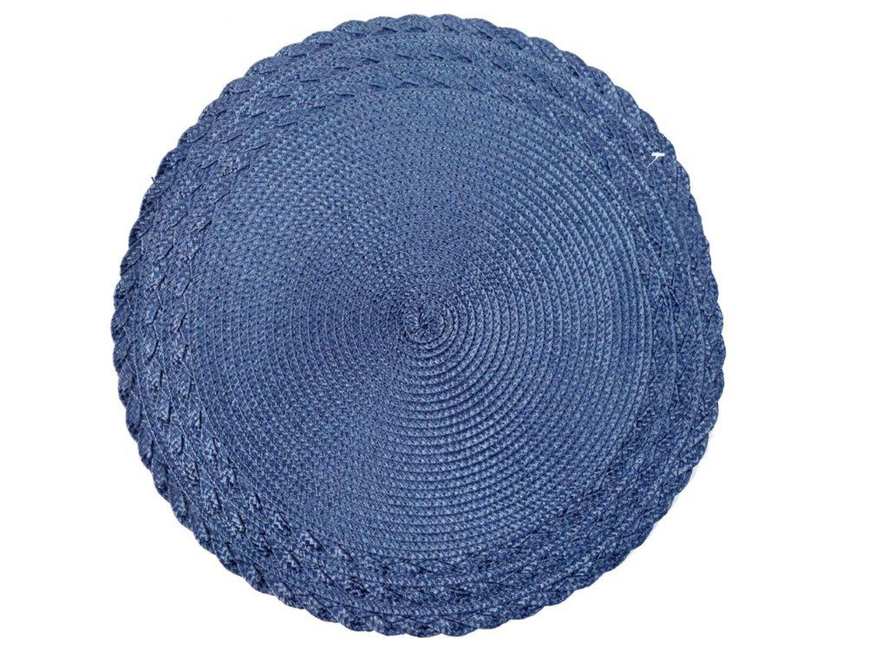 Tovaglietta intrecciata blu