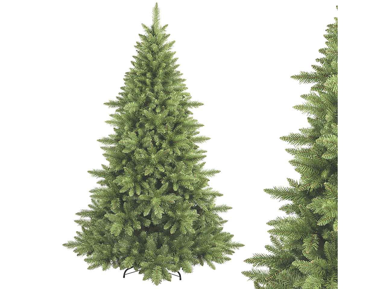 Albero di natale perseo 150cm 610 rami diametro 103cm $