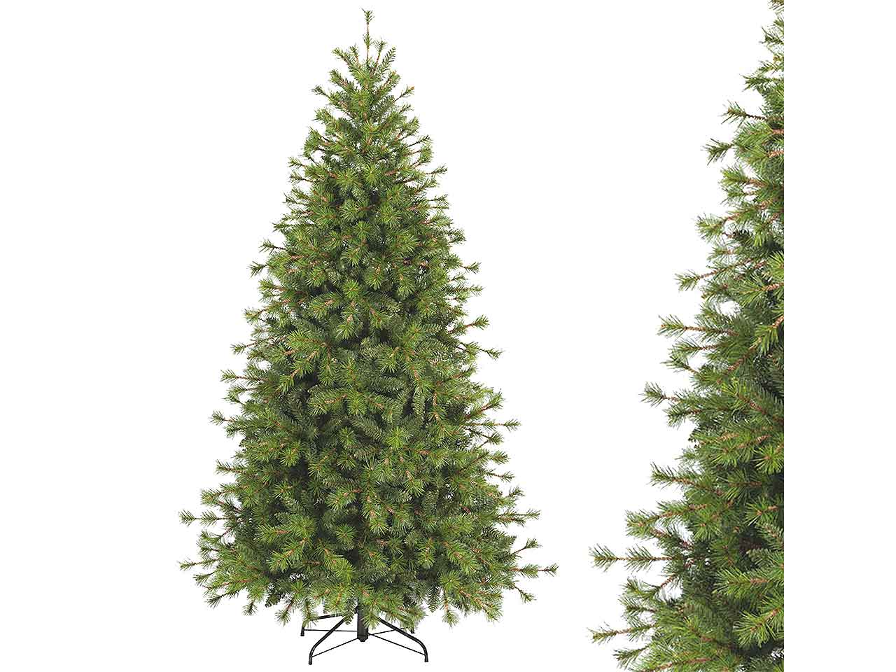 Albero di natale timmy 210cm 1396 rami diametro 134cm $