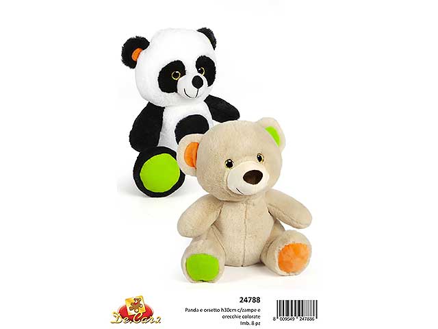 panda e orsetto 30cm 24788