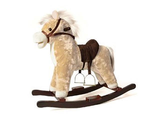 Cavallo a dondolo beige 74x62 25077