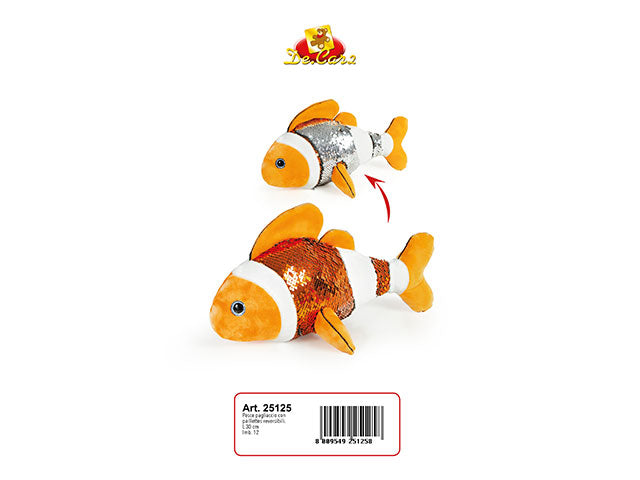 pesce c/paillettes 30cm 25125