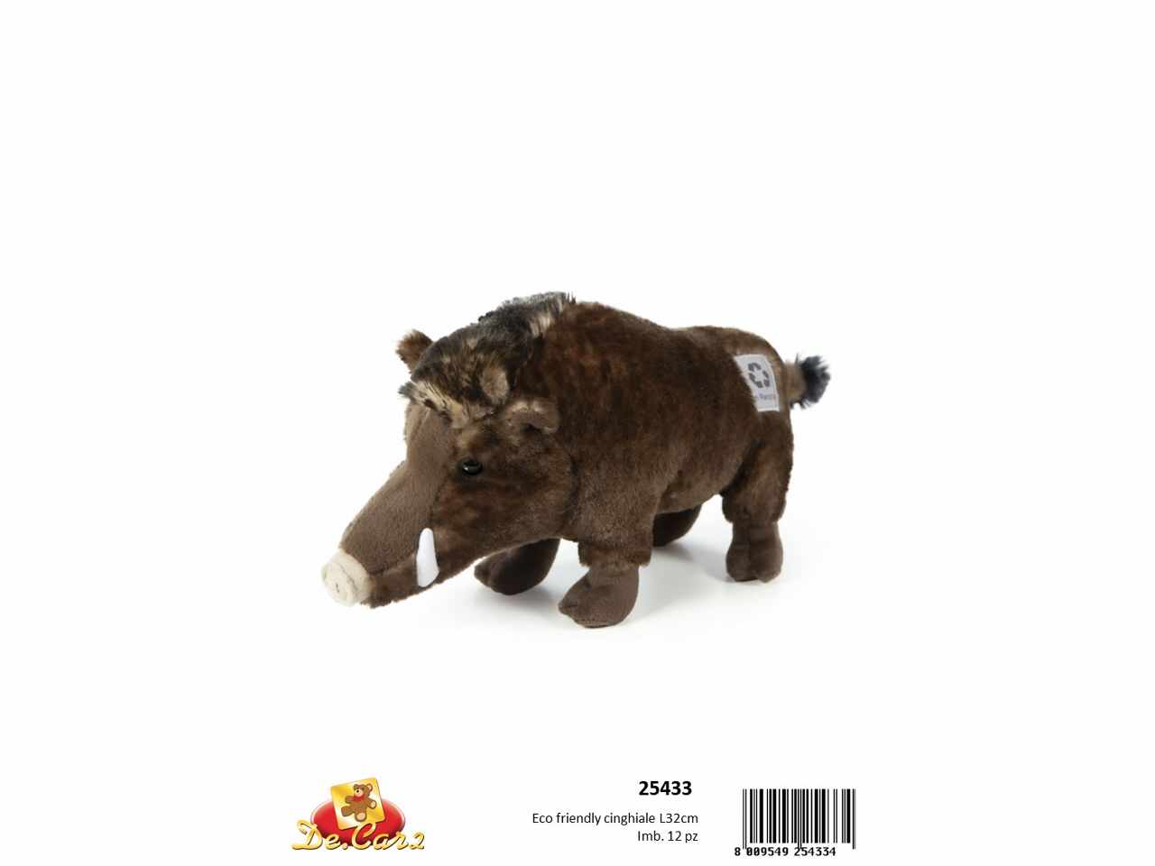 peluche cinghiale l32cm 25433