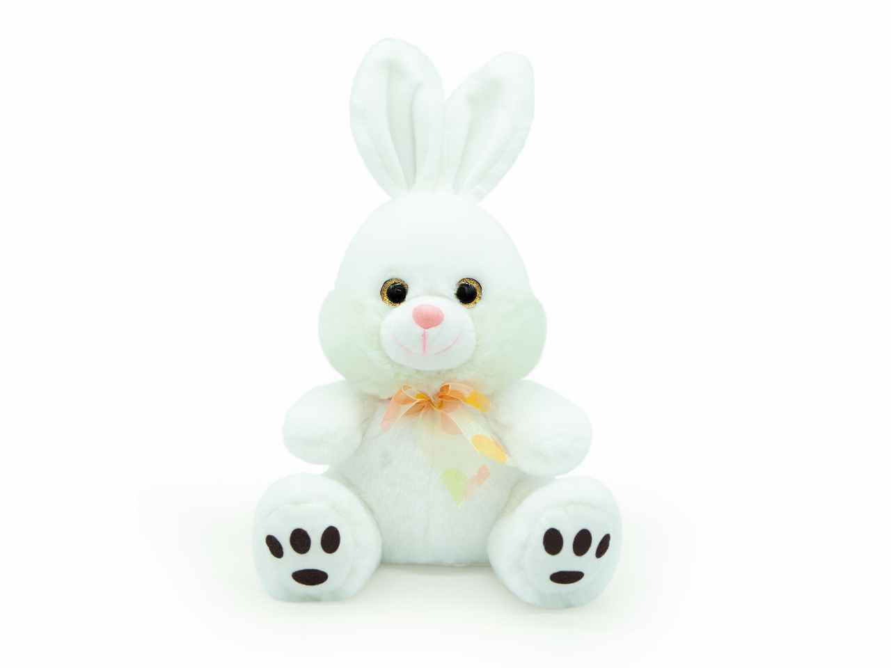 Peluche coniglietti h.30cm 3 colori assortiti